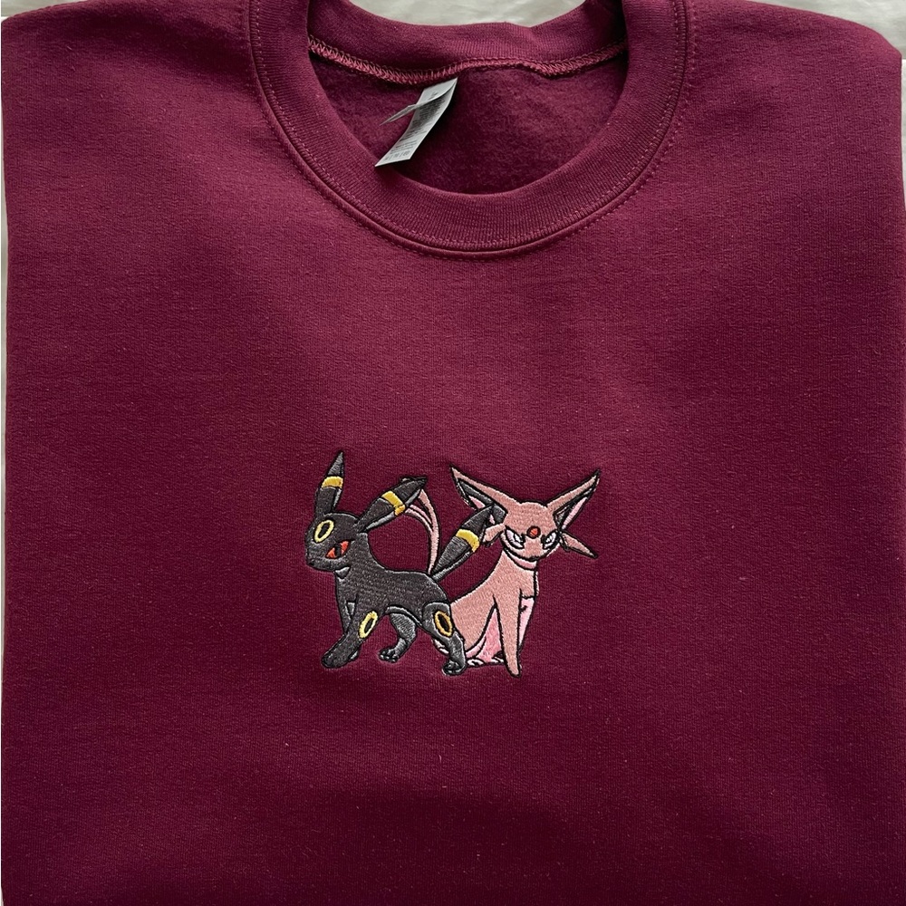 Pokemon  Embroidered sweatshirt Pokemon Hoodies Pokemon Anime sweatshirt New